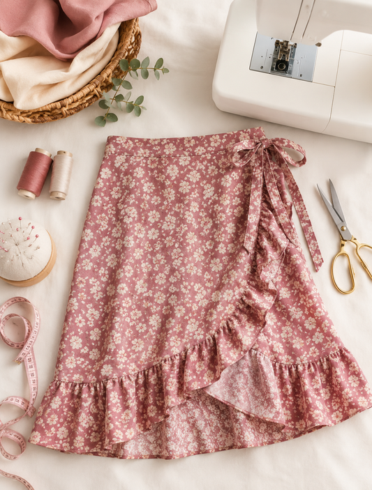 How to Sew a Wrap Skirt for Beginners