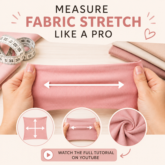Measure Fabric Stretch Like a Pro  Sewing Basics