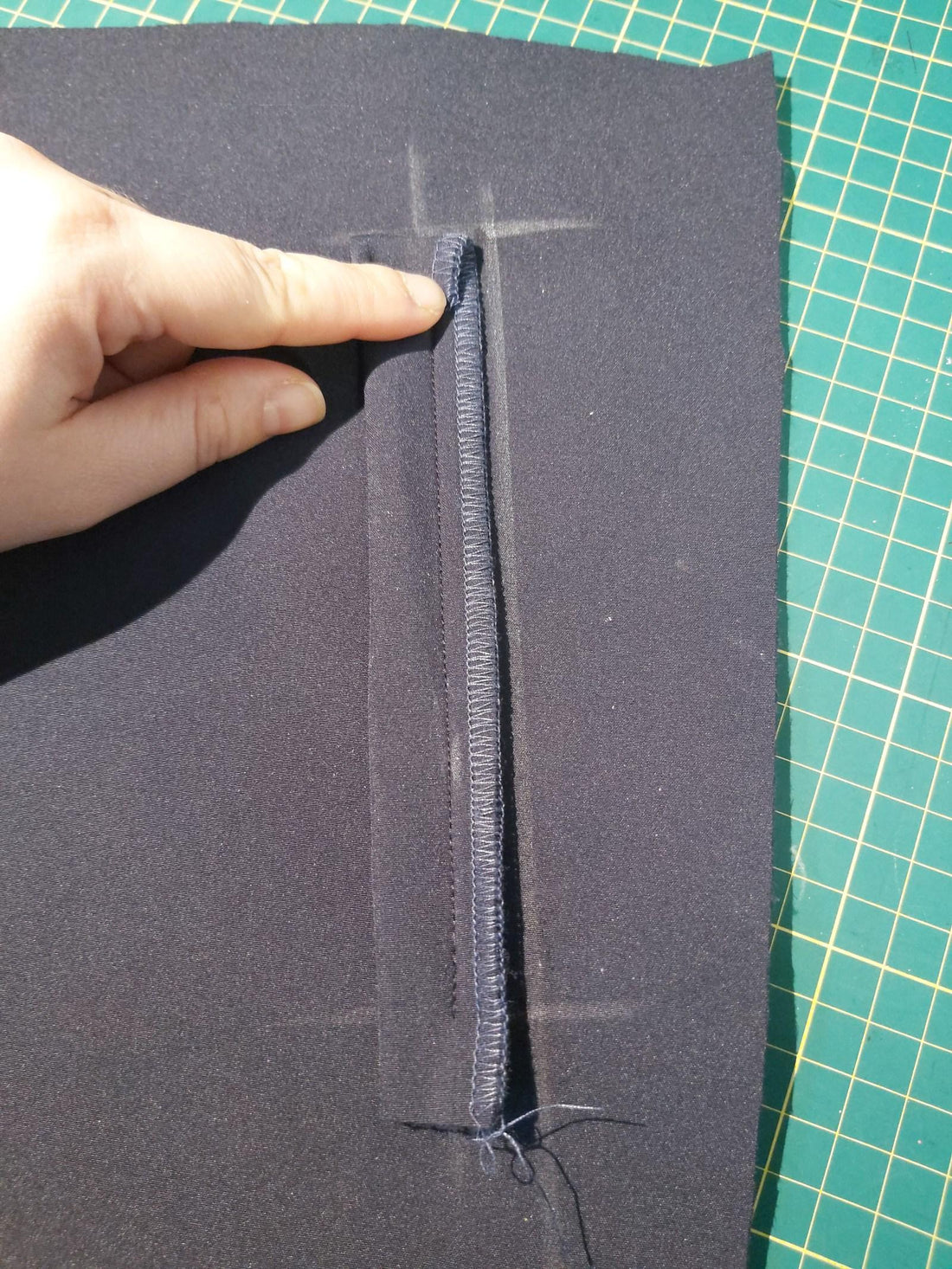 How to sew a welt pocket with zipper