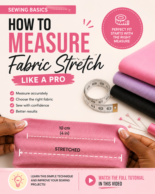 how to measure fabric stretch