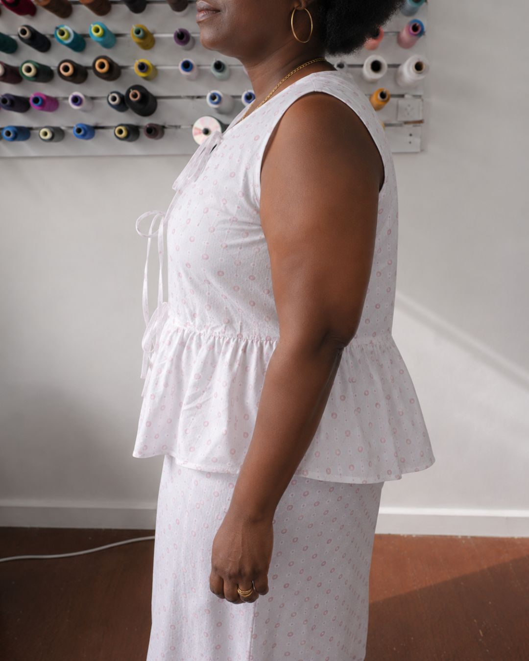 Evelyn Peplum Blouse Sewing Pattern