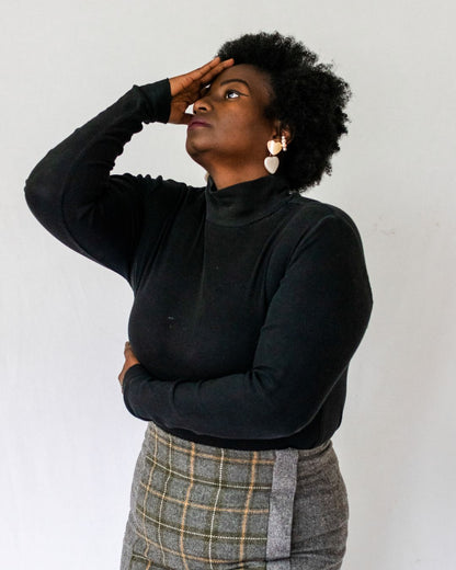 Turtleneck Blouse Sewing Pattern