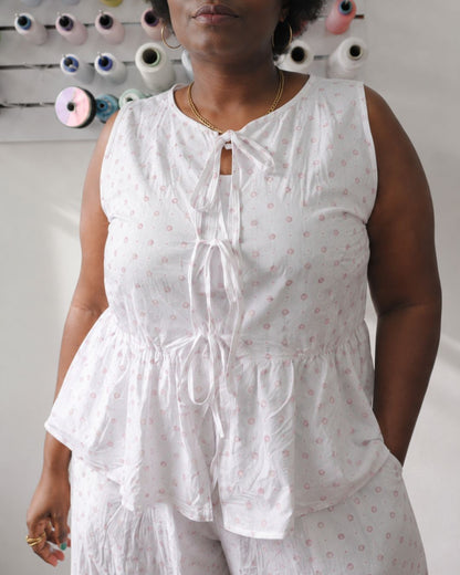 Evelyn Peplum Blouse Sewing Pattern