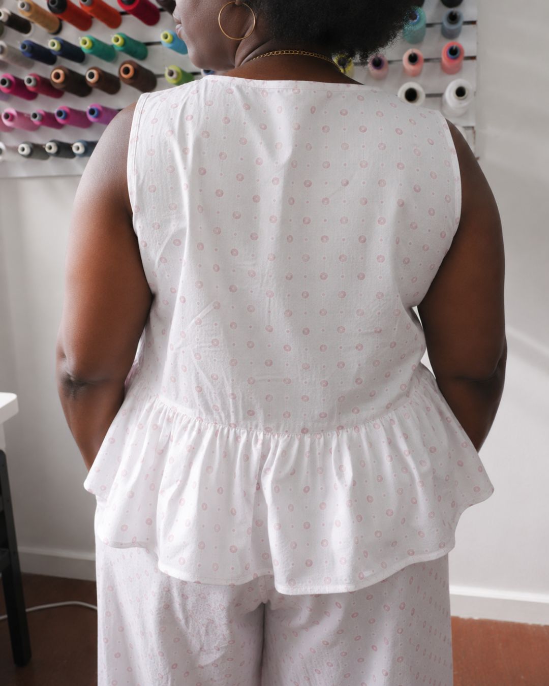 Evelyn Peplum Blouse Sewing Pattern