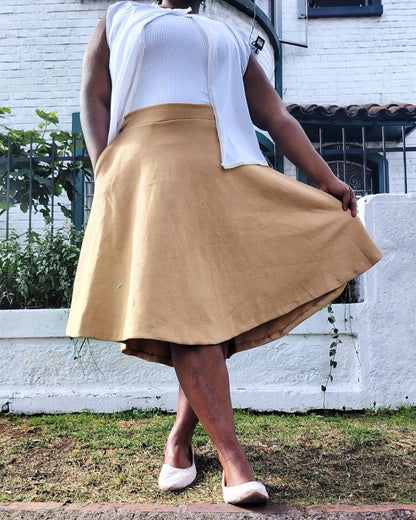 Circle Skirt Sewing Pattern PDF
