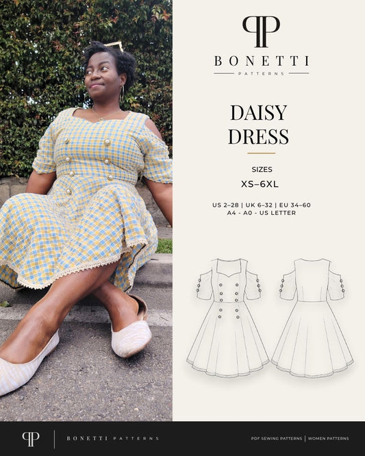 Daisy Dress Sewing Pattern PDF