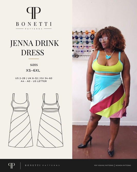 13 Going On 30 Dress Sewing Pattern PDF