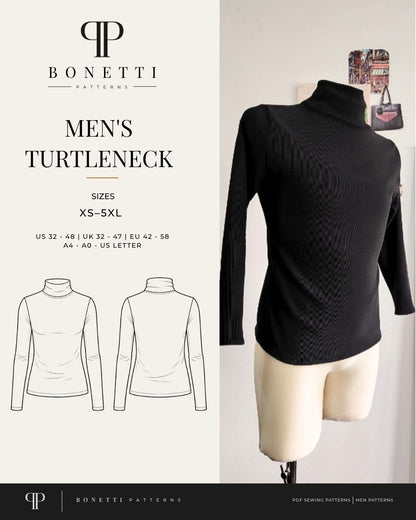 Men's Turtleneck Sewing Pattern Atlas