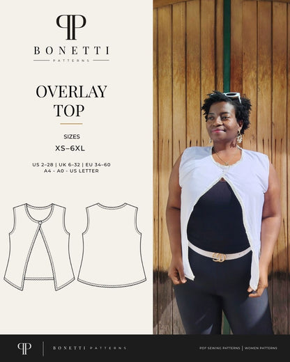 Immy Overlay Top Sewing Pattern