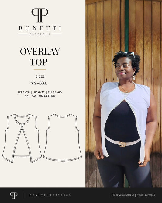 Immy Overlay Top Sewing Pattern