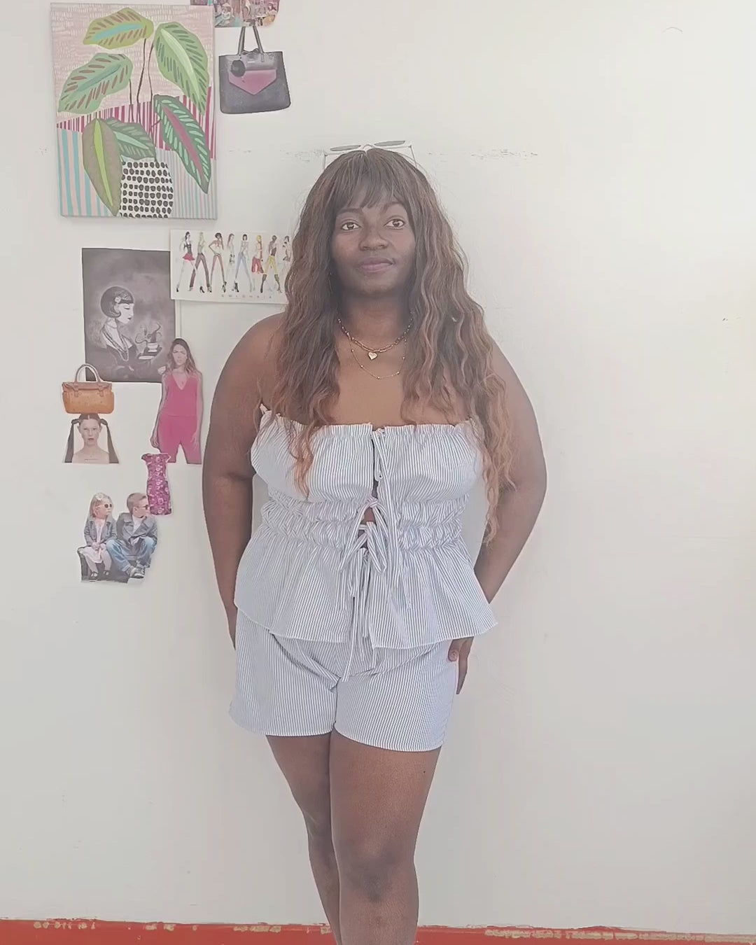 matching shorts set