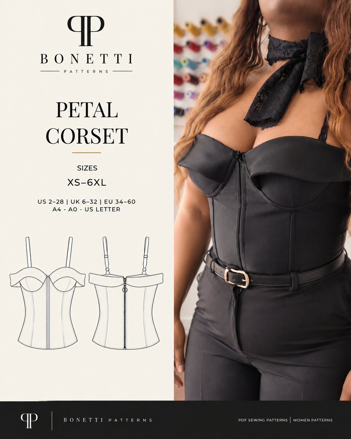 Petal Corset Sewing Pattern